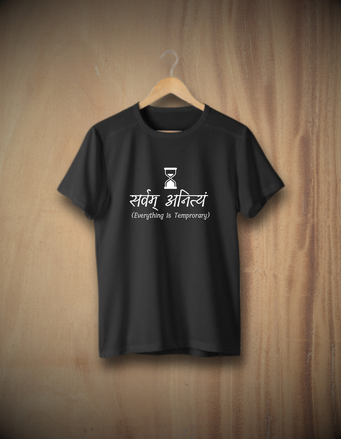 Everything Is Temporary (Black T-shirt)