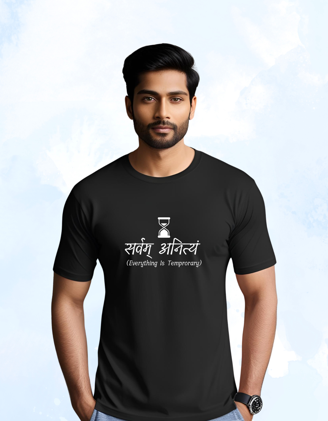 Everything Is Temporary (Black T-shirt)