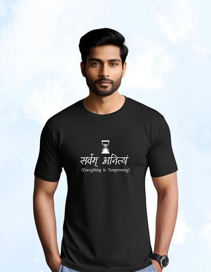 Everything Is Temporary (Black T-shirt)